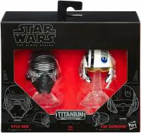 Набор фигурок Hasbro Star Wars Helmet 2 Pack Style: Kylo Ren and Poe Dameron (Хасбро Звездные войны Шлем 2 шт: Кайло Рен и По Дэмерон)