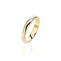 Обручальное кольцо из желтого золота 585 пробы 01О030011. Размер 21