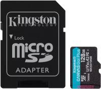 Карта памяти Kingston microSDXC Canvas Go Plus Class 10 UHS-I U3 (170/90MB/s) 128GB + ADP