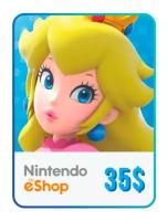 Пополнение счета Nintendo eShop на 35 USD / Gift Card (США)