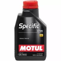 Синтетическое моторное масло Motul Specific 0720 5W30, 1 л