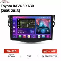 Штатная магнитола FarCar для Toyota RAV4 3 XA30 (2005-2013) на Android 10 (2gb/32gb/WiFi/BT/GPS/DSP/QLED/4G)