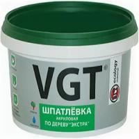 Шпатлевка по Дереву VGT Экстра 0.3кг Венге Акриловая, Универсальная / ВГТ Экстра