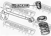 Отбойник амортизатора TOYOTA RAV4 00-05 зад.подв., TDACA20R FEBEST TD-ACA20R