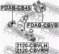 опора подвески шаровая FEBEST 2120CBVLH