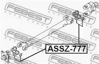 ASSZ-777 крестовина кард./вала Suzuki 25x65, ASSZ777 FEBEST ASSZ-777