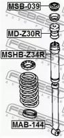 втулка амортизатора подвески, MSB039 FEBEST MSB-039
