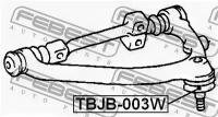 Пыльник опоры шаровой верхнего рычага, TBJB003W FEBEST TBJB-003W