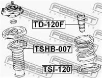 Пыльник передн.амортиз.Toyota Aven AZT250/CDT 00-, TSHB007 FEBEST TSHB-007