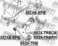 Рычаг передний правый, 0524TRBRH FEBEST 0524-TRBRH