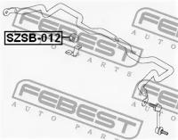 втулка передн.стаб. Suzuki Aerio/Liana RH423 2006, SZSB012 FEBEST SZSB-012