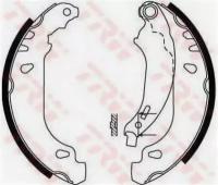 Колодки тормозные барабанные задн RENAULT: CLIO II 98-, CLIO II фургон 98-, LOGAN 04- TRW GS8669