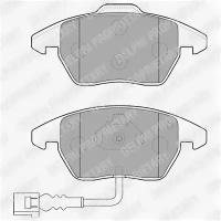 К-т колодок Fr VAG GlV, Ps B6 DELPHI LP1837