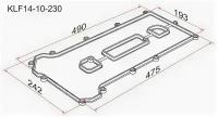 Прокладка клапанной крышки MZ LF, L3, Mazda 6 / Atenza GG / GY, Premacy CP 02-, KLF1410230 Sat KLF14-10-230