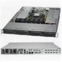 Supermicro SYS-5019P-WTR Сервер.платформа 1U 1xS3647 TDP205W 4LFF 2x10GbE 2xFH 1xLP 2x500W