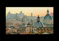 Картина на холсте | Diva Kartina | Город. Италия Собор во Флоренции | 70X40 см | Интерьерный постер