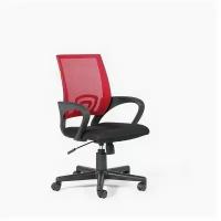 Кресло офисное easy chair 304 lt серое черное сетка ткань пластик