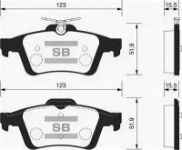 Колодки торм Sangsin Brake SP2091