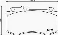 Колодки тормозные дисковые передн MERCEDES-BENZ: E-CLASS 09-, E-CLASS T-Model 09- TEXTAR 2497601