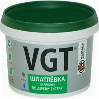 Шпатлевка по Дереву VGT Экстра 1кг Махагон Акриловая, Универсальная / ВГТ Экстра