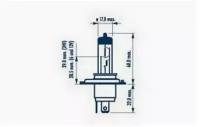 Лампа 12V 100/90W P43t NARVA 48901