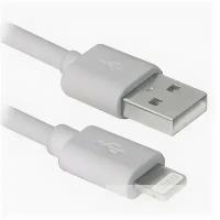 Defender USB кабель ACH01-03BH белый, USB(AM)-Lightning, 1м (87479)