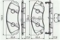 BOSCH [S10] дисковые колодки передние BOSCH 0986494377