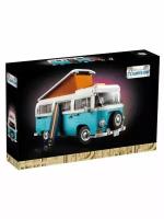 Конструктор Icons Фургон Volkswagen T2 Camper/Дом на колесах 2207 деталей