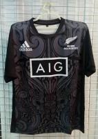 Регбийка размер 2XL ( русский 54 ) сборной Новой Зеландии по регби ALL BLACKS MAORI ADIDAS