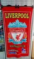 Для футбола Ливерпуль полотенце футбольного клуба LIVERPOOL ( Англия ) размер длина 140 см ширина 70 см пляжное