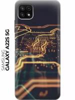 Силиконовый чехол Микросхемы на Samsung Galaxy A22s 5G / Самсунг А22с