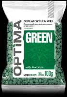 DEPILTOUCH PROFESSIONAL Optima Green Пленочный воск для депиляции в гранулах, 100 гр