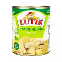 Шампиньоны резаные Lutik консервированные без добавления уксусной кислоты, 3000 мл