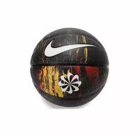 Баскетбольный мяч Nike Everyday Playground Next Nature 8P черный/мультиколор, размер 7