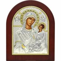 Смоленская икона Божьей Матери Одигитрия в серебряном окладе