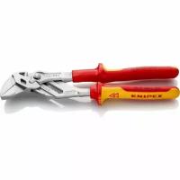 Клещи переставные - гаечный ключ Knipex KN-8606250SB, 52 мм (2