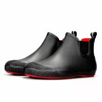Ботинки мужские из ПВХ Nordman Beat / ПС-30 / цвет: Черный/красный
