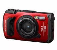 Компактный фотоаппарат OM System Tough TG-7, красный