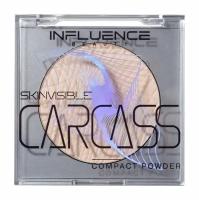 Influence Beauty Пудра Skinvisible carcass компактная, легкая, естественный матовый финиш, 4,2г 1 шт. 02 светло-бежевый 4.2 г