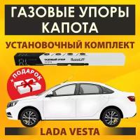 Газовые упоры капота (установочный комплект) Lada Vesta (Лада Веста) - RussoLift