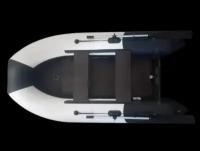 Надувная лодка BoatsMan BT300K черно-белый
