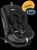 Автокресло JUNION Odri группа 0+/1/2/3 (0-36 кг), 360°, Isofix, чёрный