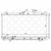 Радиор системы охлаждения АКПП HY Accent 1.3-1.6 / 1.5 DOHC 99, 1025162SX STELLOX 10-25162-SX