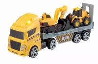 Игрушка-Автовоз JCB Teamsterz со строительной техникой с мини-экскаватором и колесным погрузчиком 1417293