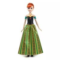 Кукла Mattel Disney Frozen поющая Анна 28 см, HMG47 зеленый