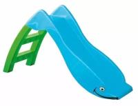 Горка PalPlay Игровая, Дельфин зеленый, голубой (ИГ-608)