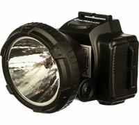 Фонарь налобный аккумуляторный LED 5366 (220В LED 2 режима; черн.) Ultraflash 11649 ( 1шт. )