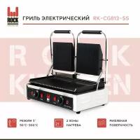 Гриль контактный Rock Kitchen RK-CG813-SS, электрогриль