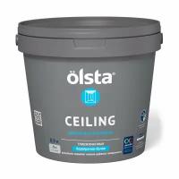 Краска акриловая Olsta Ceiling глубокоматовая белый 0.9 л 1.35 кг