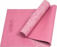 Мат для йоги LiveUp PRINTED YOGA MAT-RED Унисекс LS3231c-06r 173x61x0,6см